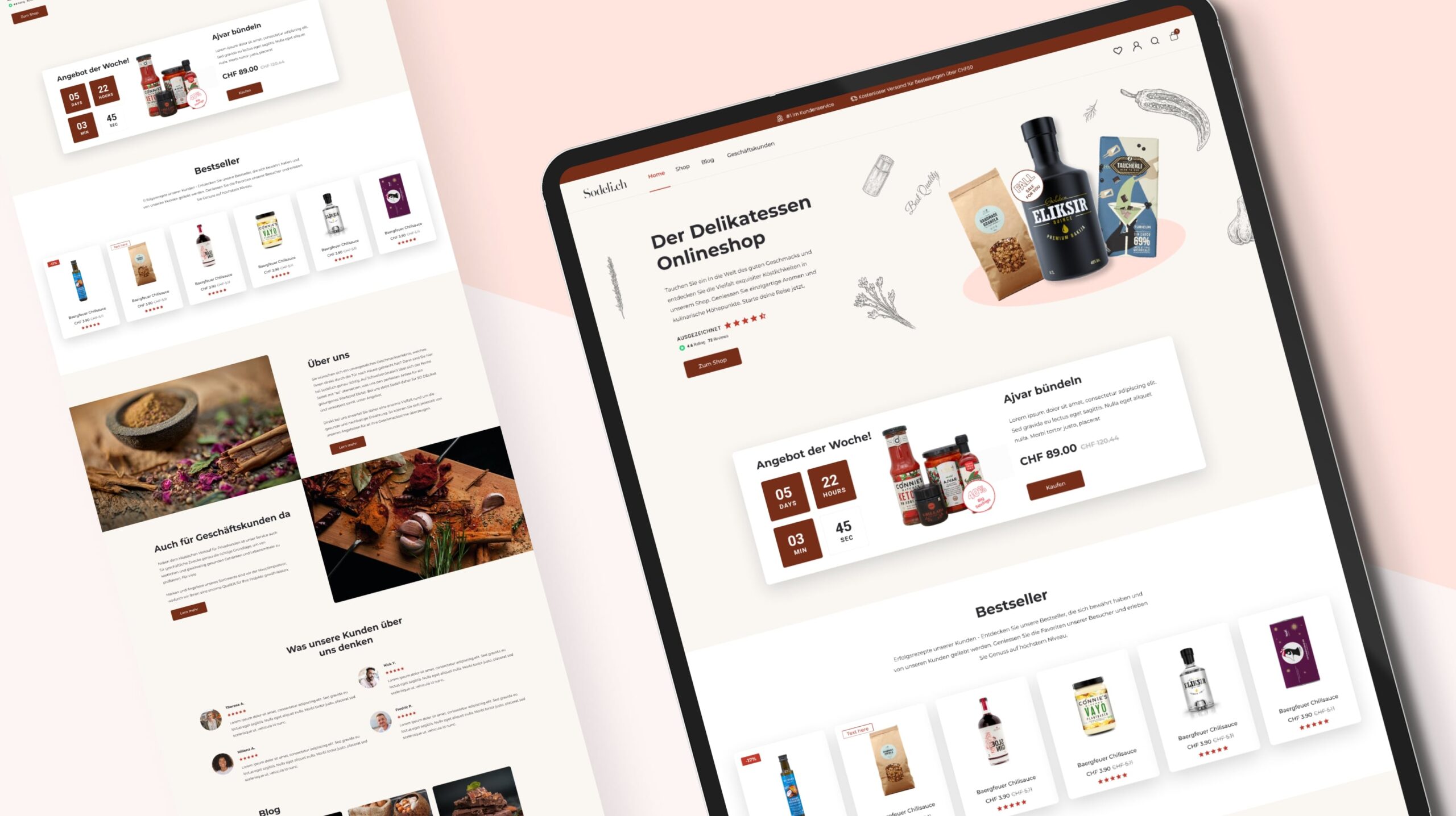 Sodeli ecommerce website development