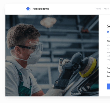 Fixbreakdown service booking mobile