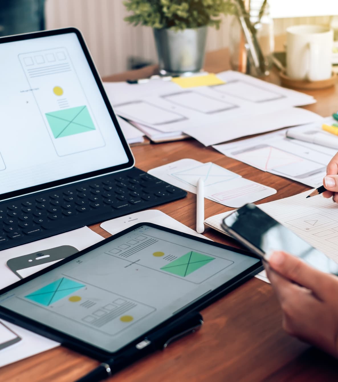 Laptop and tablet and optimization planning
