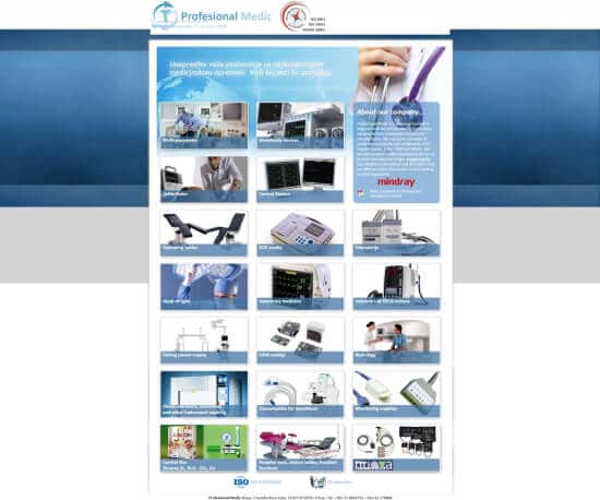 Home Page Profesional Medic before