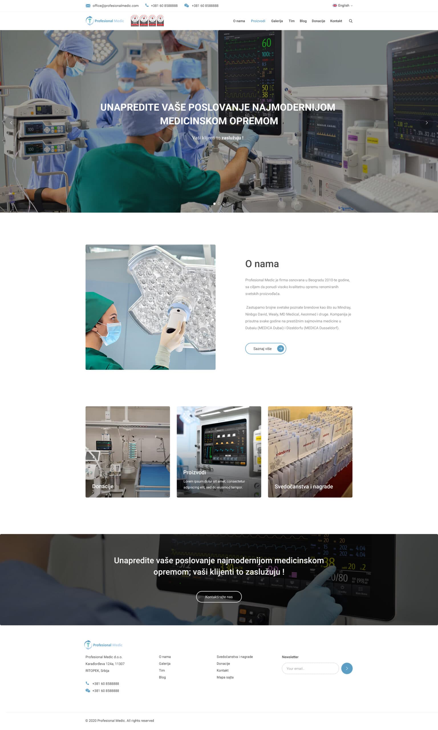 Homepage Profesional Medic after