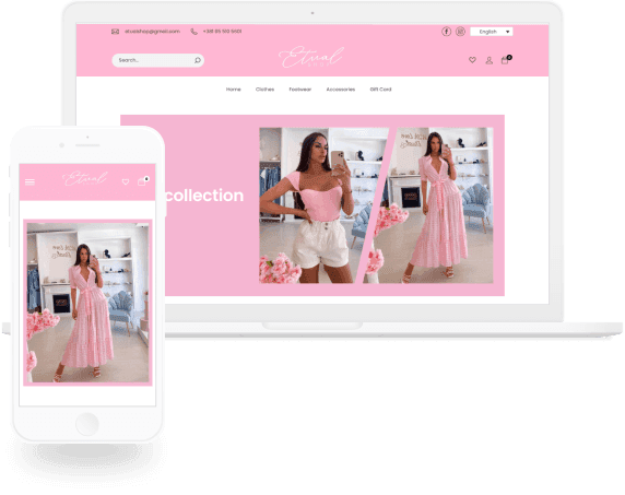 Redesign Goal Etual shop