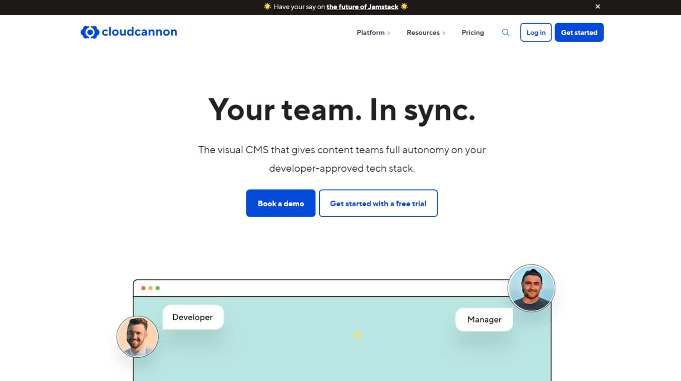 Cloudcanon as Headless CMS