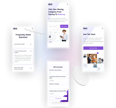 Mobile-friendly website development for on-the-go moving clients