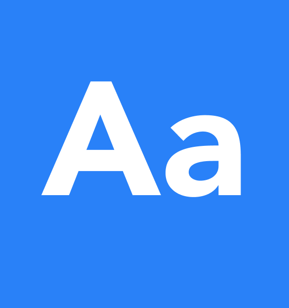 Alpha Parking font preview of Avenir Medium