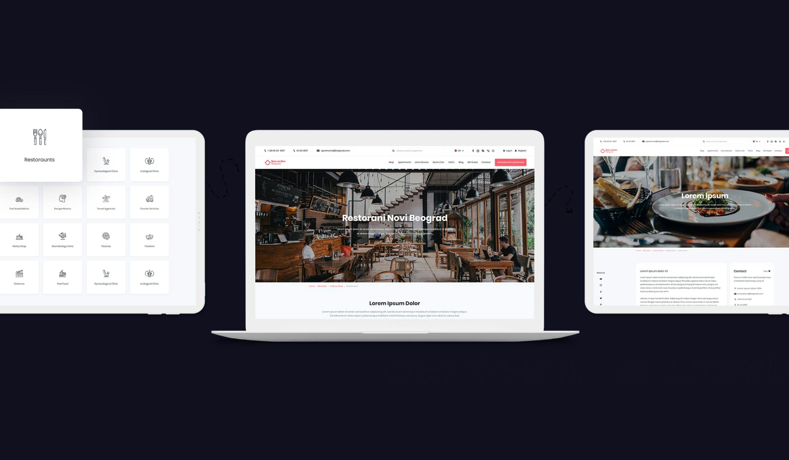 Multivendor apartment system is a fully responsive site.