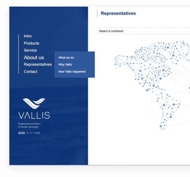 vallis technologies world map connections