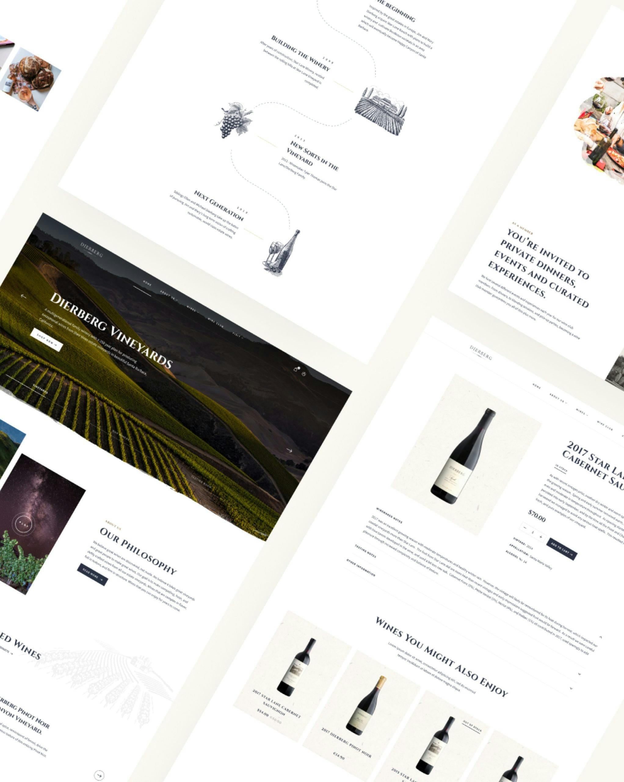 wordpress our expertize for winery website