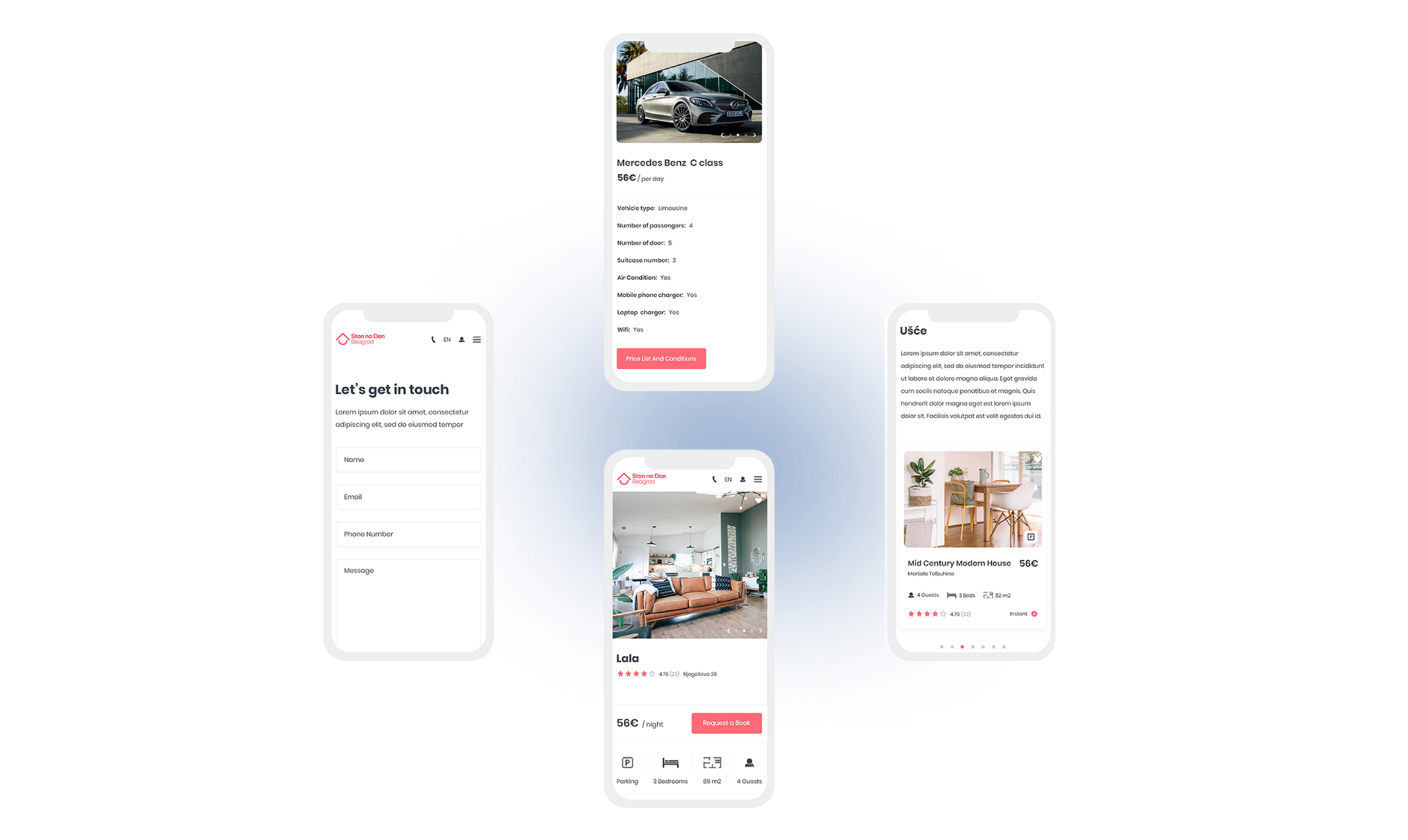 apartments are a multivendor system that looks great on mobile devices