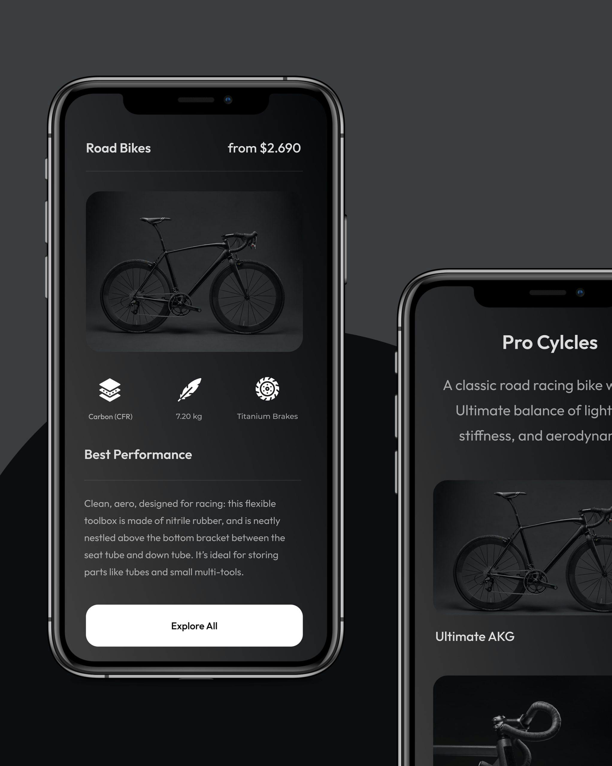 Our B2B bicycle website is optimized for multi-device usage and designed with accessible color variations for users to choose from.