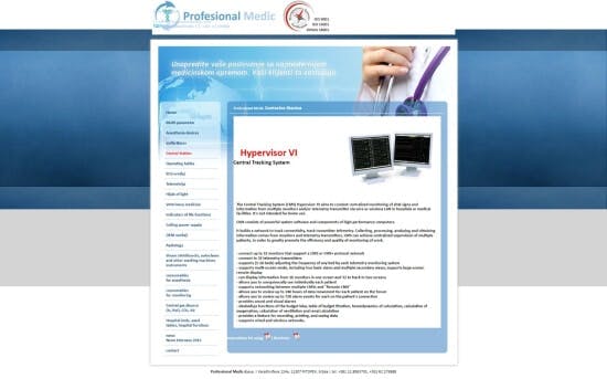Product Page Profesional Medic before
