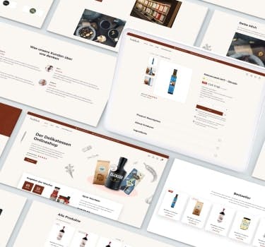 ecommerce wordpress blocks in a mockup web design and development image for mobile devices